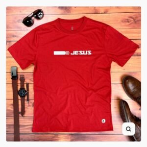 CAMISETAS MASCULINAS APLIQUE DIREÇÃO JESUS - BLESSED CHOICE